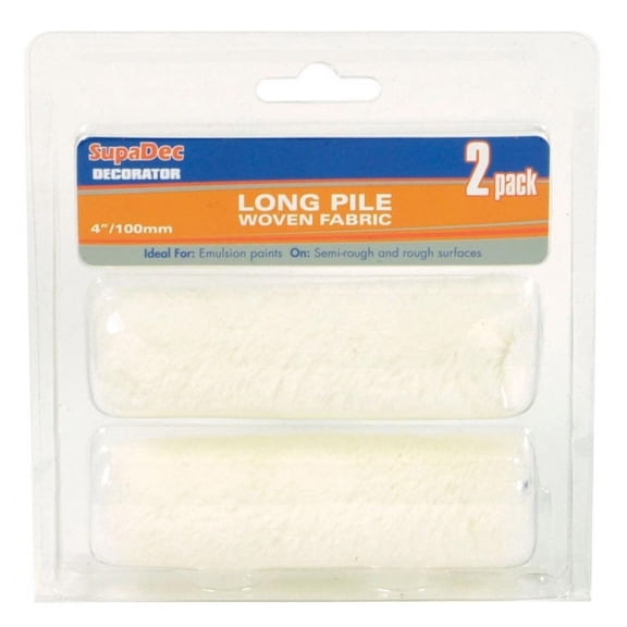 SupaDec Long Pile Mini Roller (Pack Of 2)