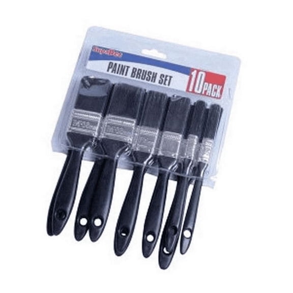 SupaDec Polyester Brush Set (10 Pack)