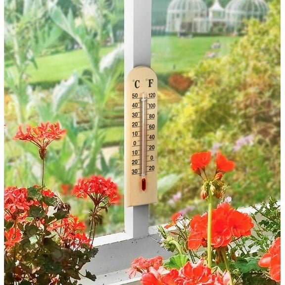 SupaGarden Wooden Thermometer