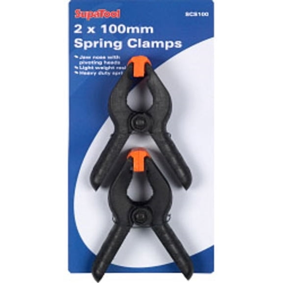 SupaTool Spring Clamps (Pack of 2)