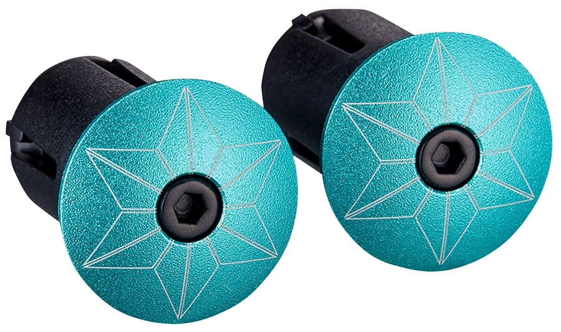 Supacaz Star Plugz Anodized Bar End Plugs Laser Carbon