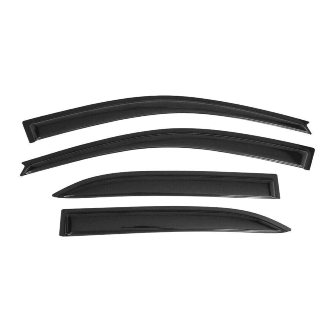 Supagat 4pcs sun rain vent deflector guard window visor tape on