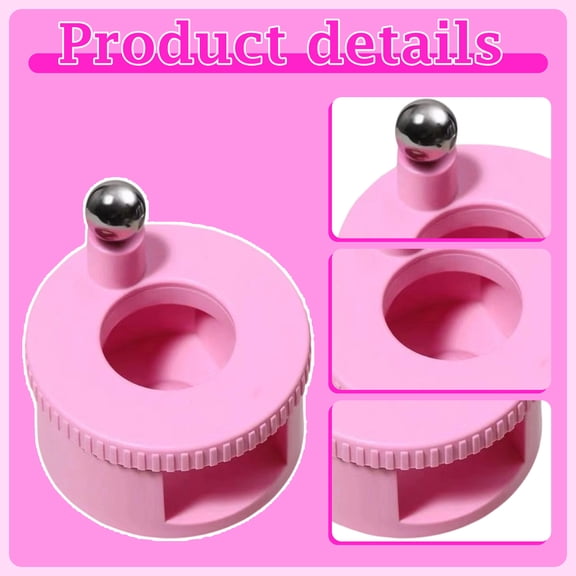 Supbessel Cat Eye Magnetic Nail Polish Spinner - Beginner Friendly, Swirling Glitter Effect, Easy to Use, for Gel Lacquer Application, Professional Manicure Tool Home Use