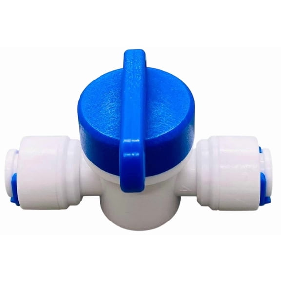 Supco 1/4" Union Connector with Shut Off valve for Hot or Cold, SPFUV14