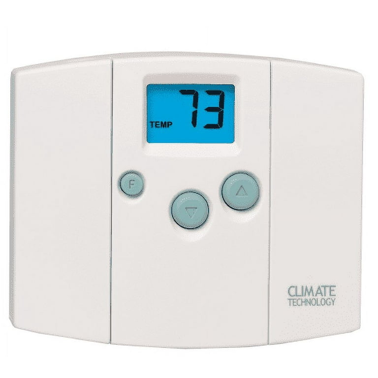 Supco 43054 Electronic Digital Wall Thermostats with Blue Back Light 45 to 95