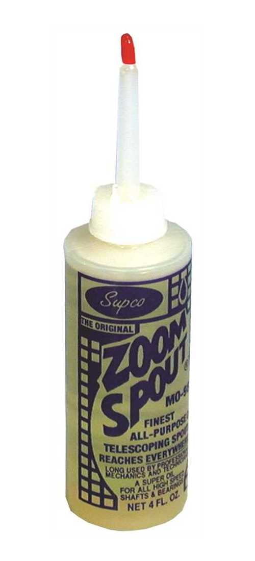 Supco MO98 Zoom Spout Oiler Machine & Tool Lubricant Bottle, 4 oz