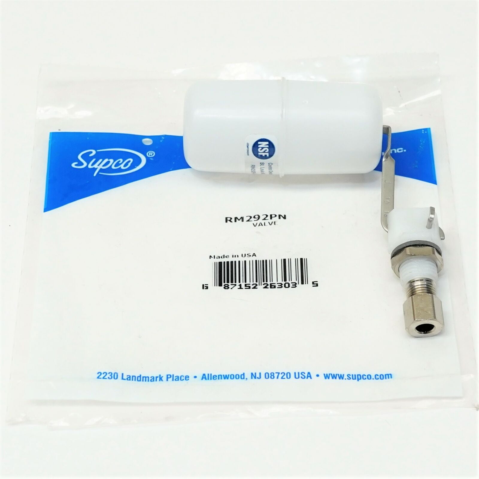 Supco RM292PN Ice Machine Float Valve