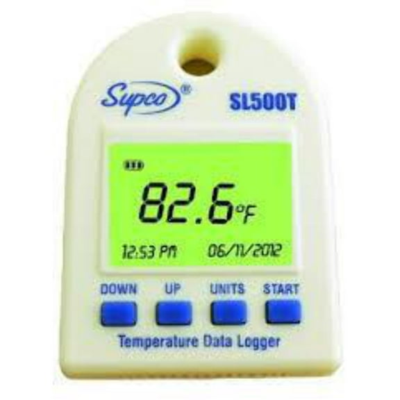 Supco SL500T Temperature Data Logger with Real Time LCD