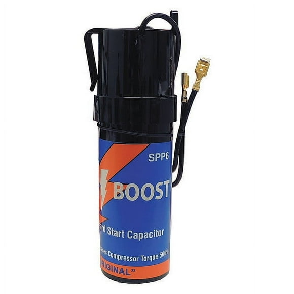 Supco SPP6 Hard Start Kit, Includes Relay and Start Capacitor, 90-277 Volts