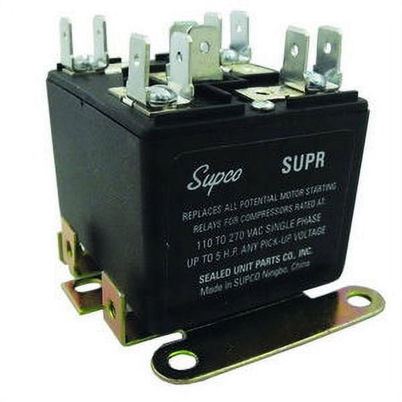 Supco SUPR 110/270V Universal Potential Relay (30 Amp)