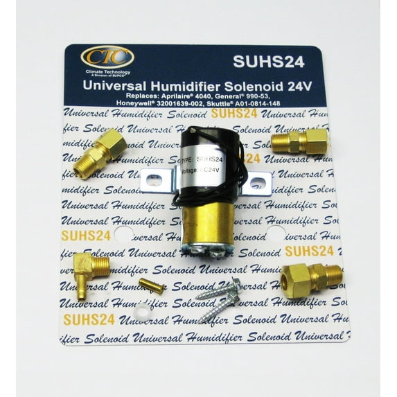 Supco UHS24 Universal Humidifier Solenoid Valve for Aprilaire 4040 General 990-53