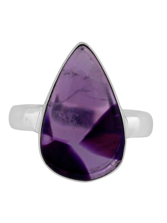 Super 23 Amethyst From Auralite 925 Silver Plated Ring s.6 Jewelry WR65-10001