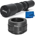 thumbnail image 1 of Super 500mm f/8 Manual Telephoto Lens for Sony a5100 a6000 a6400 a6600 a7 III, 1 of 7
