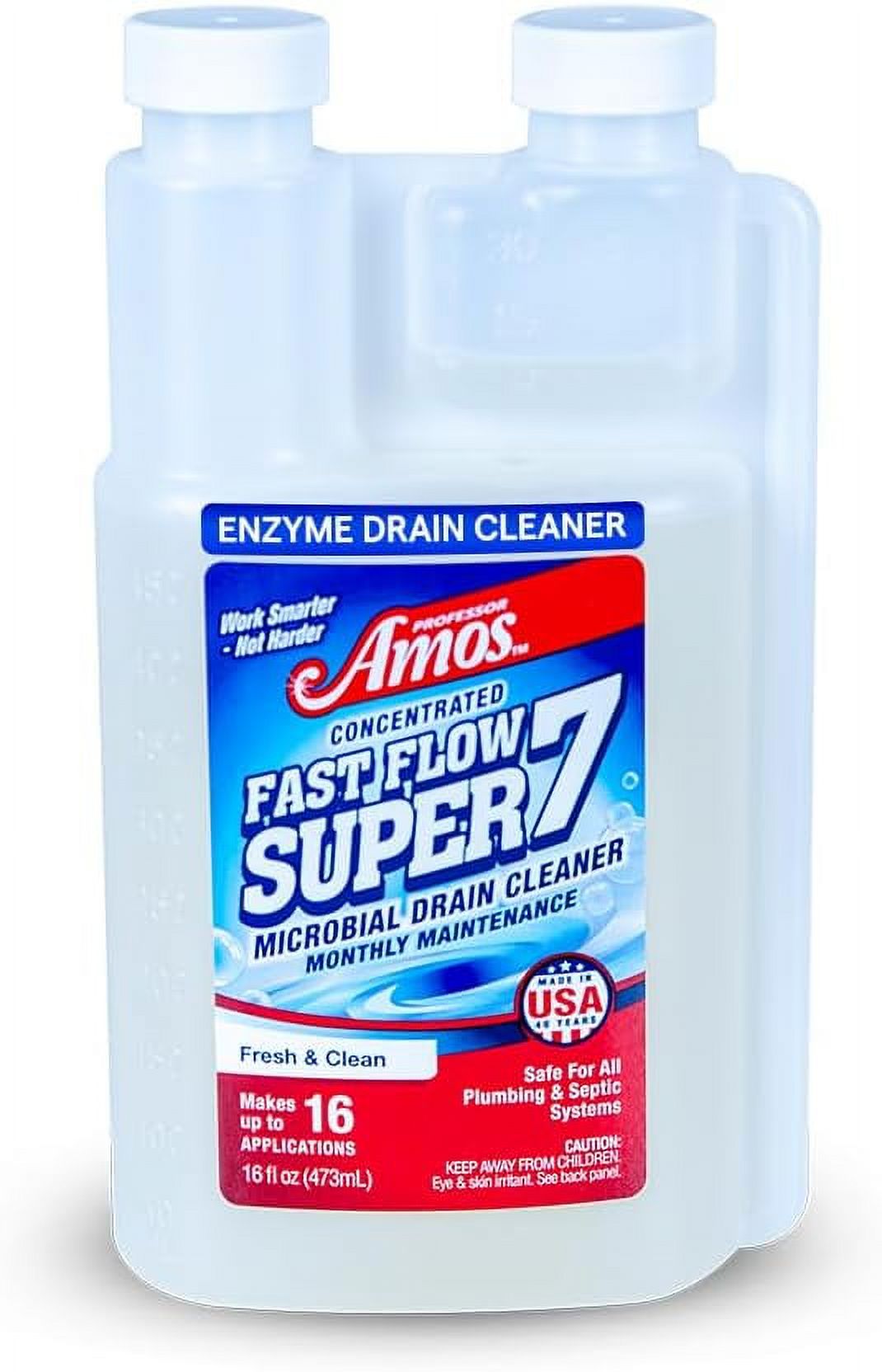 Super 7 Enzyme Drain Cleaner Monthly Maintenance for Kitchen Bathroom