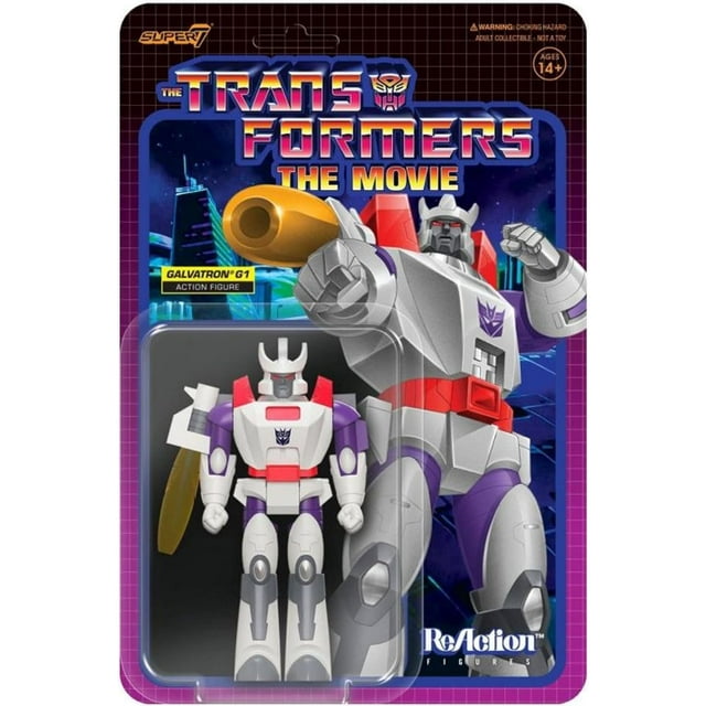 Super 7 Exclusive Reaction Figure Galvatron G1 Transformers The Movie