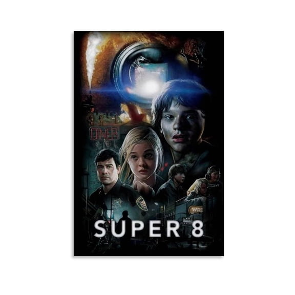 Super 8 Movie Poster Poster Cool Artworks Painting Wall Art Canvas Prints Hanging Picture Home Decor Posters