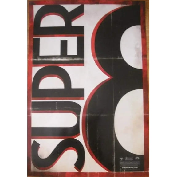 Super 8 movie 2011 mini poster J.J. Abrams Elle Fanning Steven Spielberg