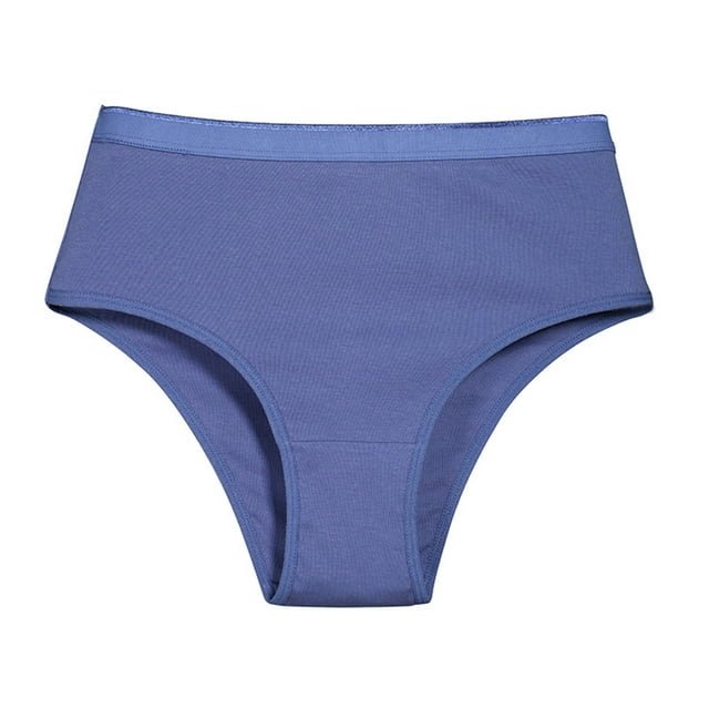 Super Absorbency Urinary Incontinence Underwear for Women, Reusable Mid Rise Panties for Nighttime leaks 2025 Blue L