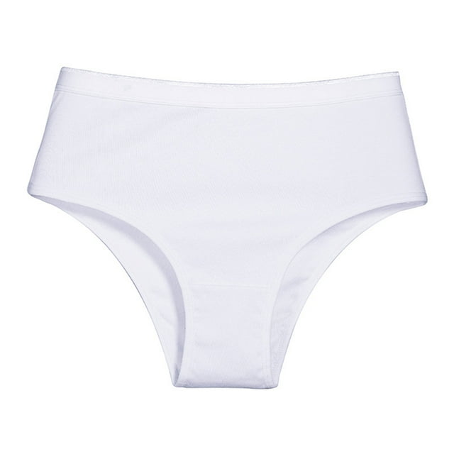 Super Absorbency Urinary Incontinence Underwear for Women, Reusable Mid Rise Panties for Nighttime leaks 2025 White M