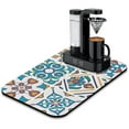 thumbnail image 1 of Super Absorbent 19.5x12in Mexican Coffee Drying Mat Diatom Mud Dish Pad Coffee Mat An Elegant Kitchen Gadget Ensuring Dry & Organized Counters, 1 of 7