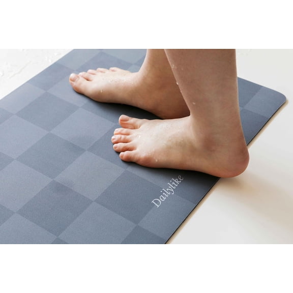 Super Absorbent Bath Mat Rug, Quick Drying Thin Bathroom Mats, Super Absorbent Living Room Floor Mat, Rubber Non-Slip Bottom, Washable Rugs for Kitchen Doormat Bathtub | Teddy Bear (24x16)