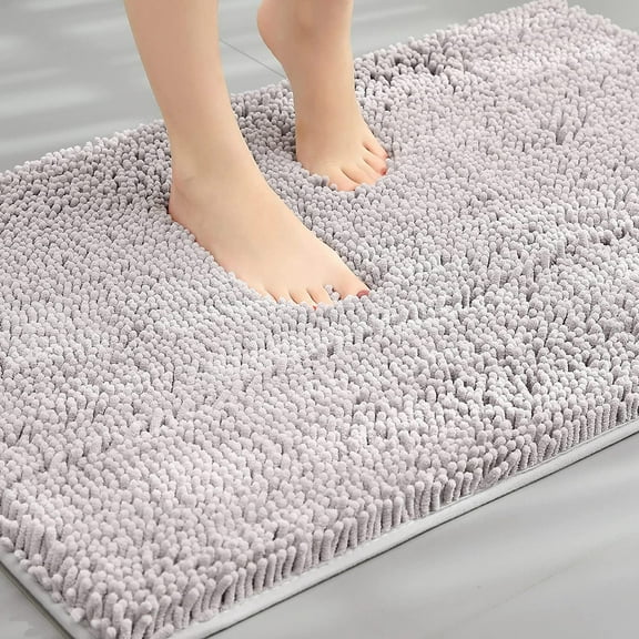 Super Absorbent Bath Mat Soft Non Slip Easy Clean Entrance Carpet Doormat 32x20 Inch for Living Room Kitchen Bathroom
