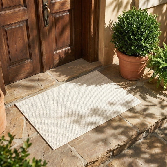 Super Absorbent Bath Mat, Ultra Thin Quick Dry Bathroom Rugs with Non Slip Rubber Backing, Low Profile Washable Floor Mats for Inside Shower, Outside Bathtub, Sink