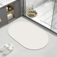 thumbnail image 1 of Super Absorbent Bath Rug with Non Slip Rubber Backing for Safe Bathroom Use Quick Dry and Dirt Resistant Shower Mat Easy to Clean Versatile Floor Mats for Bathtub 16x24in, 1 of 6