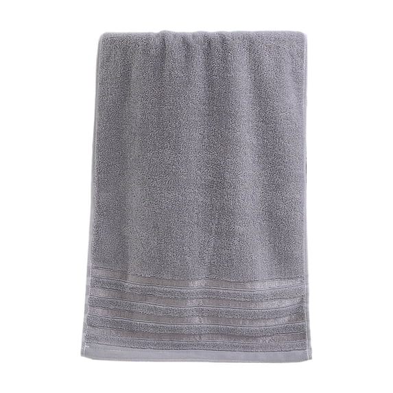 Super Absorbent Bath Towel 29.53 x 13.78 Inch, Quick Dry Light Weight Soft Towel for Bath, Hand, Face, Gym and Spa(Gray)