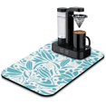 thumbnail image 1 of Super Absorbent Diatom Mud Coffee Drying Mat 19.5x12in Quick Dry Fabric, Decorative Pattern, Waterproof & SlipResistant,Coffee Mat Easy to Clean, 1 of 7