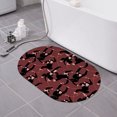 Super Absorbent Diatomaceous Earth Bath Mat Funny Cartoon Monkey Quick