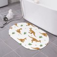 Super Absorbent Diatomaceous Earth Bath Mat Kangaroo With Animals And