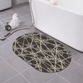 Super Absorbent Diatomaceous Earth Bath Mat Spiderweb Halloween Quick