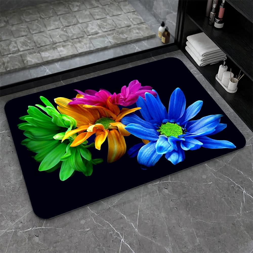 村上隆 Flower Floor Mat Rainbow kaikaikiki 村上隆 フラワー フロア