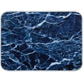 thumbnail image 1 of Super Absorbent Dish Drying Mat, Microfiber Fast-Drying Dish Mat, 24" x 18, Kitchen Dish Drying Pad, Navy Blue Marble\u2026, 1 of 7