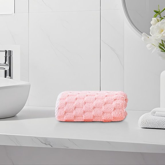 Super Absorbent Fleece Face Towel Wash Cloth for Facial Cleaning Makeup Removal and Daily Bathroom Use