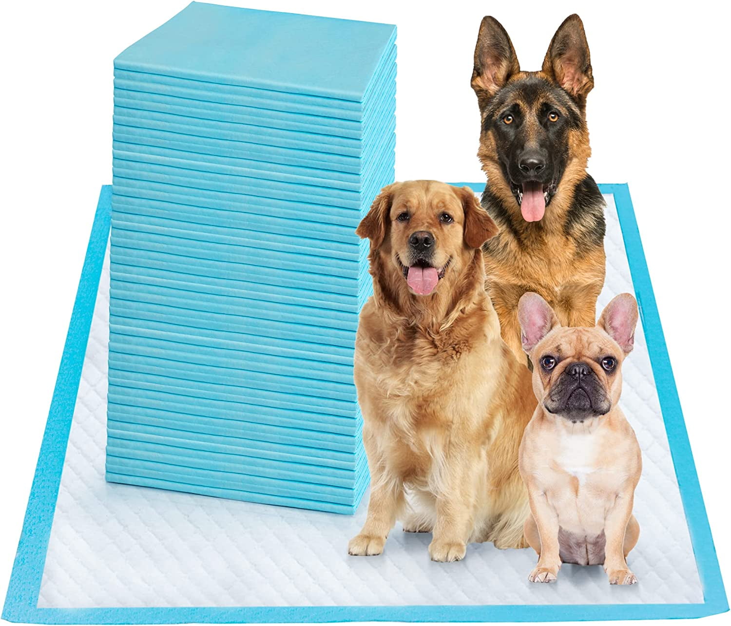 Super Absorbent & LeakProof Jumbo Pet Training Dog Pee Pads, Thicken