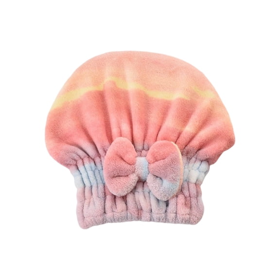 Super Absorbent Microfiber Hair Towel Wrap for Wet Hair – Quick-Drying, Soft Bow Tie Design, Thickened, Machine Washable, Ideal for Curly or Thick Hair, B