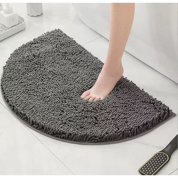 Mucky Rug, Bathroom Rug, 16"x24", Cute Green Plush Bath Mat, Fluffy Soft & Absorbent, Non-Slip and Machine Washable Bath Rug for Bathroom Floor