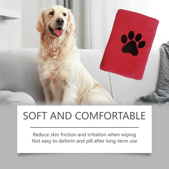 Pet Supplies Microfiber Drying Towel for Cats and Dogs Quick Water Absorption Soft Reusable Cleaning Cloth for Grooming Bathing Swimming Aftercare