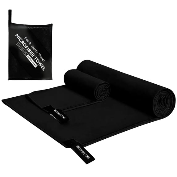 Super Absorbent Microfiber Sport Towel Quick Drying Gym Exercise Fitness Towel Lightweight Soft Sweat Wicking for Travel Camping Workout Time-Limited Price Slashes & Steals