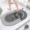 thumbnail image 1 of Super Absorbent Non Slip Bath Rug, Washable Bathroom Floor Mat for Shower and Bathtub, 1 of 7