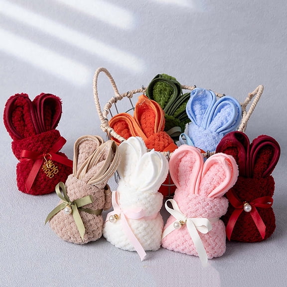 Super Absorbent Soft Microfiber Bath Towel | Cute Animal Shape | Plush Comfortable Washcloth | Quick Dry | 12"x16" | Party Favor Gift | Multi-Use Home & Travel