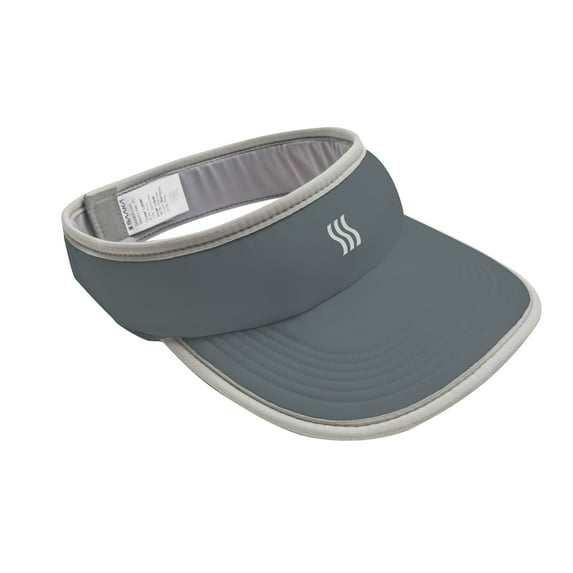 SAAKA Adjustable Sports Visor – Sweat-Wicking, Lightweight & Breathable for Tennis, Running, Pickleball (Graphite)