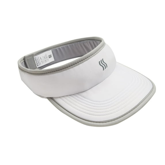 SAAKA Adjustable Sports Visor – Sweat-Wicking, Lightweight & Breathable for Tennis, Running, Pickleball (White)