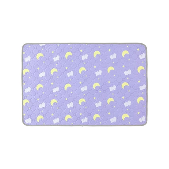 Super Absorbent Washable Pee Pads Waterproof Reusable Anti Slip Bedding Pee Pad Mat for Rabbit Bunny Rat Cat Purple