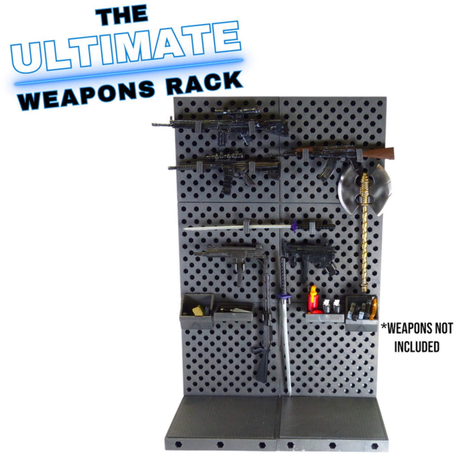 Super Action Stuff The Ultimate Weapons Rack Accessory Set - Walmart.com