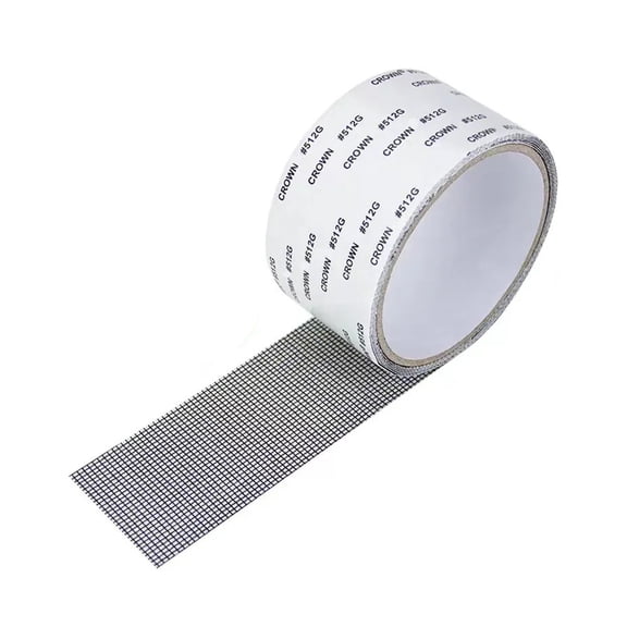Super Adhesive Screen Repair Tape, Extended Window Screen Repair Tape, Fiberglass Screen Repair Tool for Mesh Doors and Windows, Grey