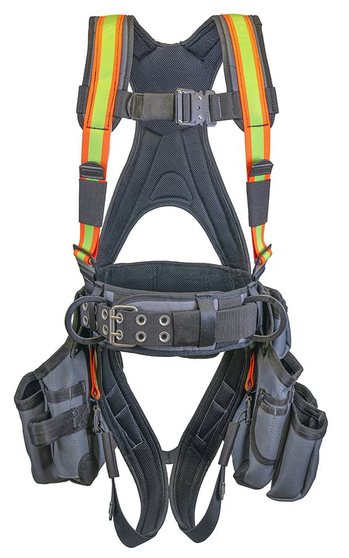 Super Anchor Safety Deluxe Fall Protection Harness Tool Bag Combo Hi