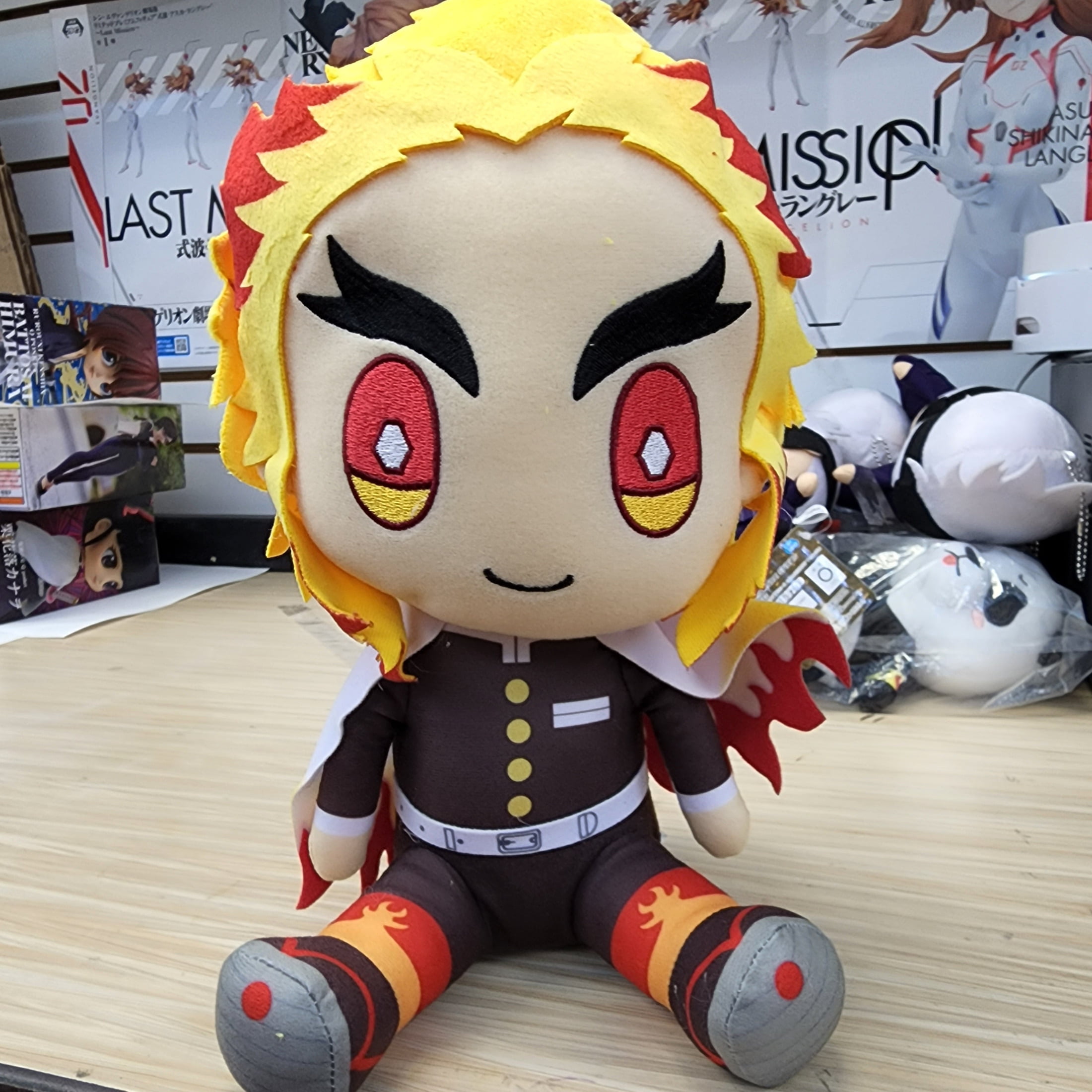 Super Anime Store Demon Slayer Kimetsu No Yaiba Kyojuro Rengoku Plush 9 ...